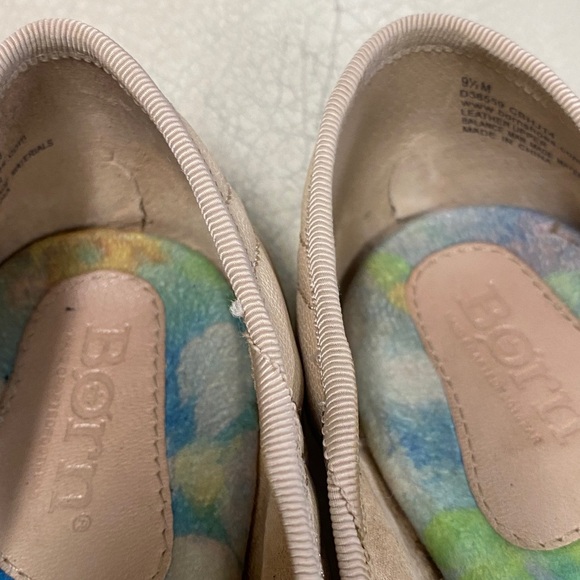 Born Nude Leather Flats size 9.5 - Picture 7 of 9